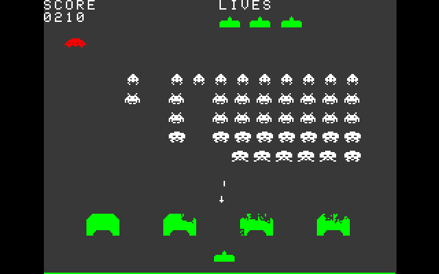 Invaders 1978 gameplay screenshot 1