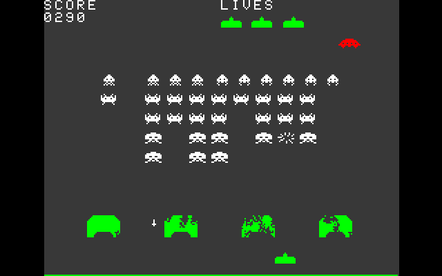 Invaders 1978 gameplay screenshot 2