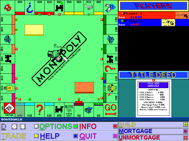 Monopoly (Esc Programs) gameplay screenshot 5