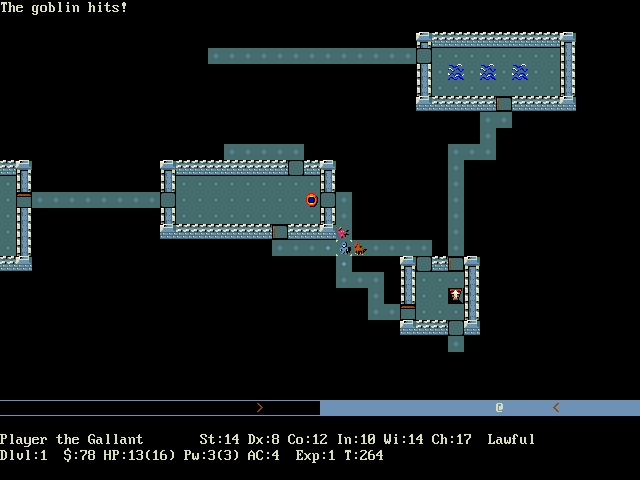 NetHack gameplay screenshot 3