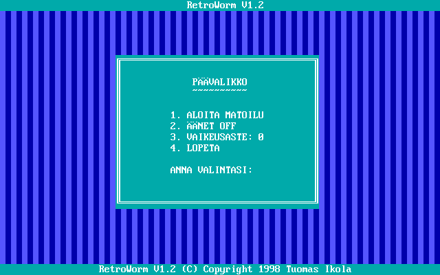 RetroWorm gameplay screenshot 1